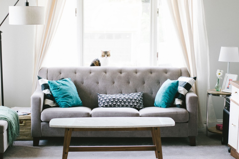 a nice living room with furniture